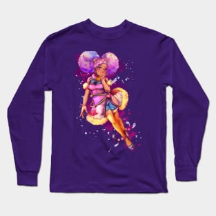 Aurora Space Girl Long Sleeve T-Shirt